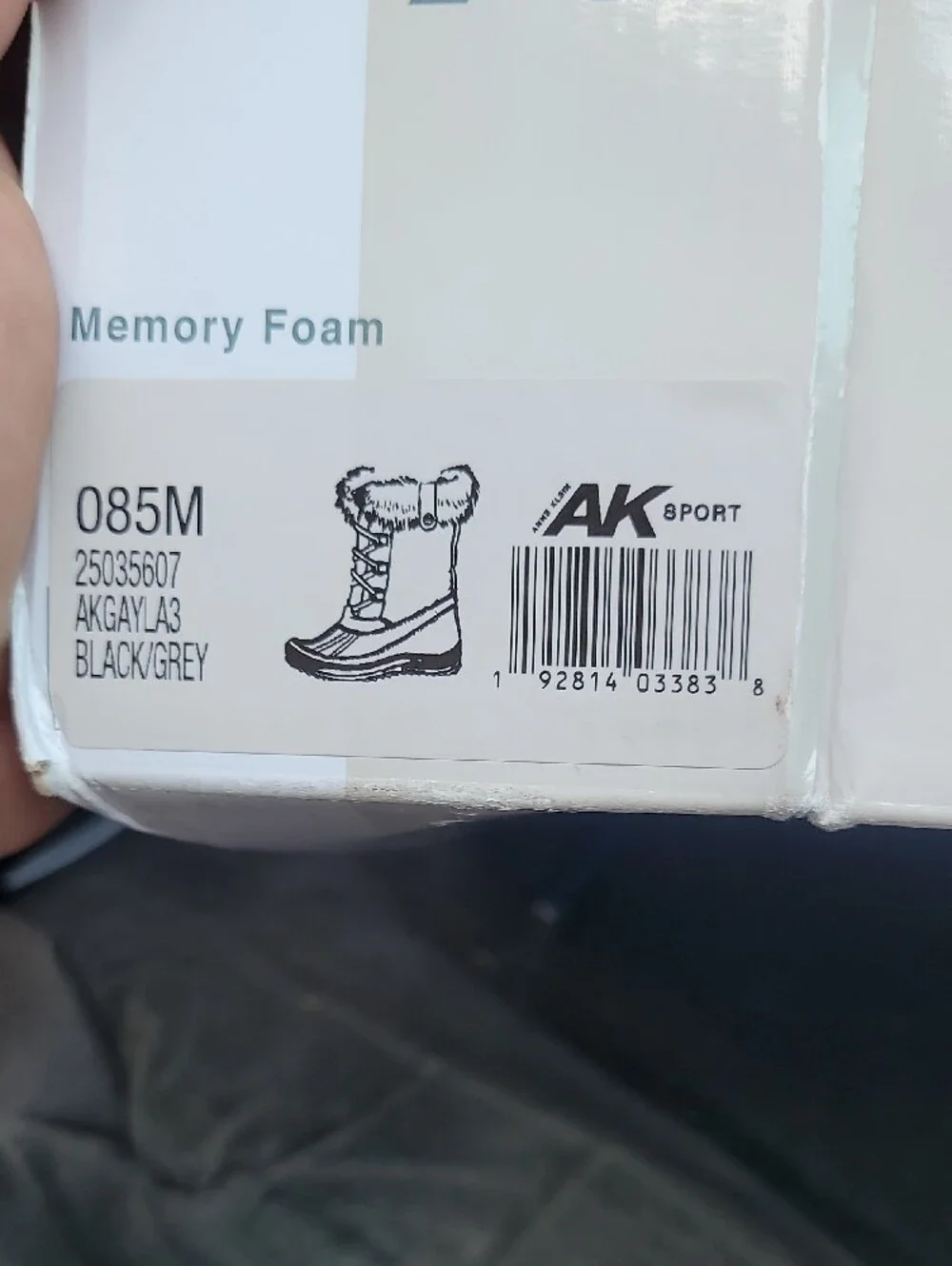 Anne Kleine Sport Memory Foam Black/Gray